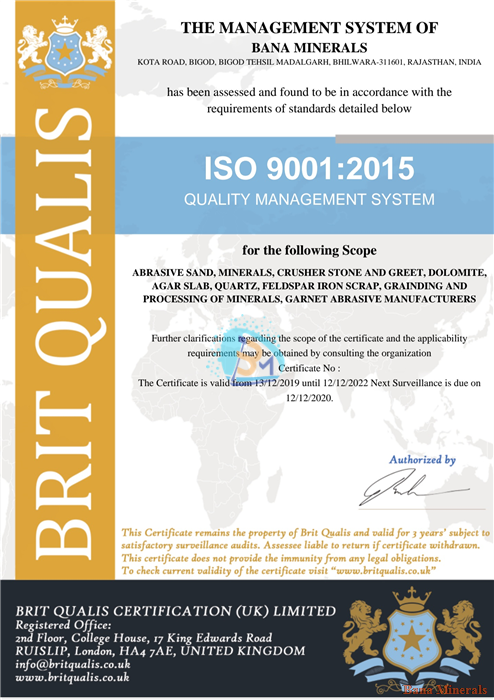 ISO CERTIFICATE 